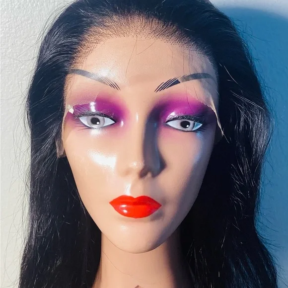 Sleek straight hundred percent human wigs for women. - Picture 5 of 10